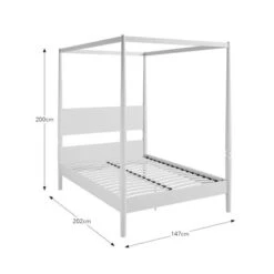 Pip 4 Poster Wooden Bed Frame -Furniture Sale Store 30948509 alt05