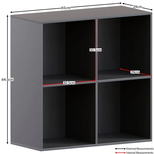 Vida Designs Durham 2x2 Cube Storage Unit 8 Vida Designs Durham 2x2 Cube Storage Unit - Image 8