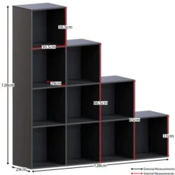 Vida Designs Durham 10 Cube Staircase Storage Unit -Furniture Sale Store 30949058 alt01