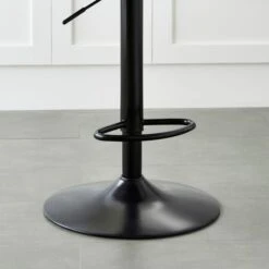 Jayde Adjustable Bar Stool, Faux Leather -Furniture Sale Store 30958645 alt03