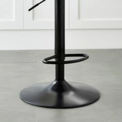 Jayde Adjustable Bar Stool, Velvet -Furniture Sale Store 30958647 alt03
