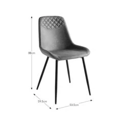 Walden Set Of 2 Dining Chairs, Faux Leather -Furniture Sale Store 30959948 alt09