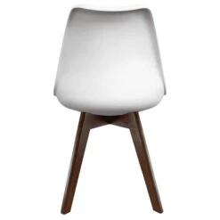Fusion Living Soho White Plastic Dining Chair With Squared Legs -Furniture Sale Store 30960291 alt05