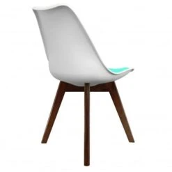 Fusion Living Soho White Plastic Dining Chair With Squared Legs -Furniture Sale Store 30960292 alt04