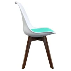 Fusion Living Soho White Plastic Dining Chair With Squared Legs -Furniture Sale Store 30960292 alt06