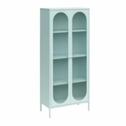 Luna Tall Fluted Sideboard, Glass -Furniture Sale Store 30963150 alt01