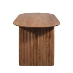 Indus Valley Zen Dining Table With 6 Boucle Stone Chairs -Furniture Sale Store 30965905 alt03