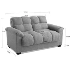 Margo Chenille 2 Seater Sofa Bed -Furniture Sale Store 30969165 alt08