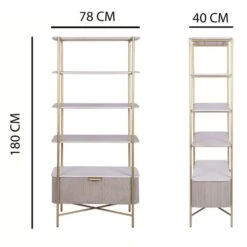 Indus Valley Cleo Bookshelf -Furniture Sale Store 30982717 alt09