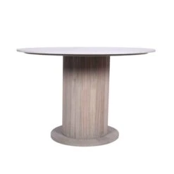 Indus Valley Cleo Round 4 Seater Dining Table -Furniture Sale Store 30982752 alt02